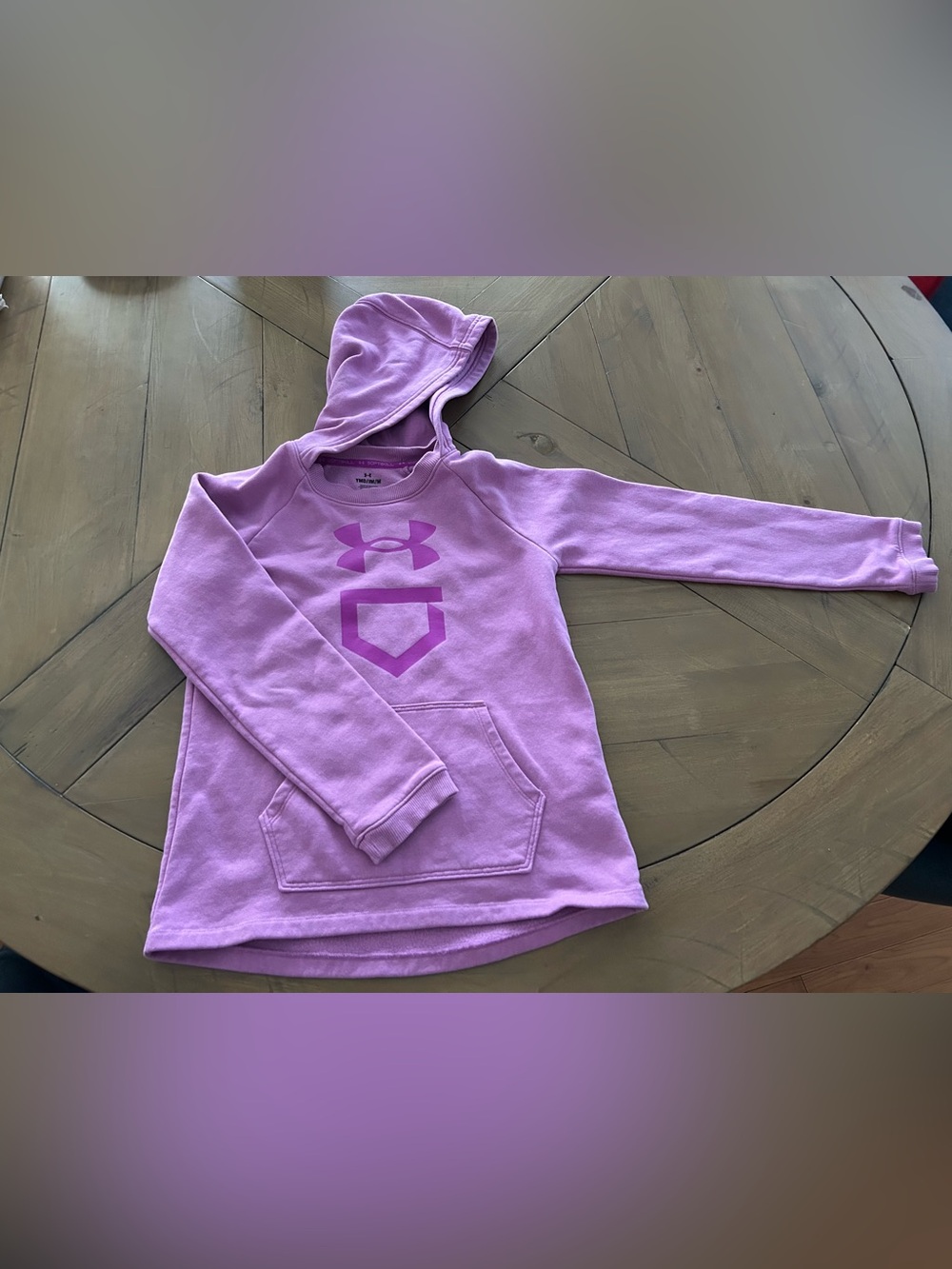 Under Armour Girls' Lavender Hooded Pullover